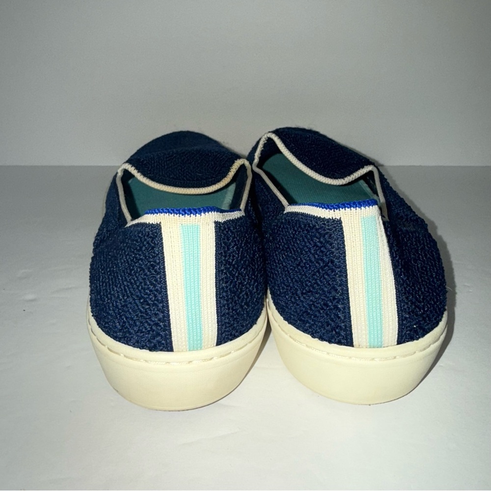 Rothy's The Slip On Terry Sapphire Fabric Low Top Loafers Sneakers Shoes Sz 10 - Picture 5 of 7